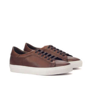 Side view of model Armando , painted calf Golf BespokeShoes