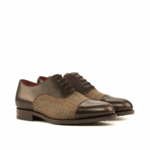 Side view of model Bryson, sartorial,painted calf Golf BespokeShoes